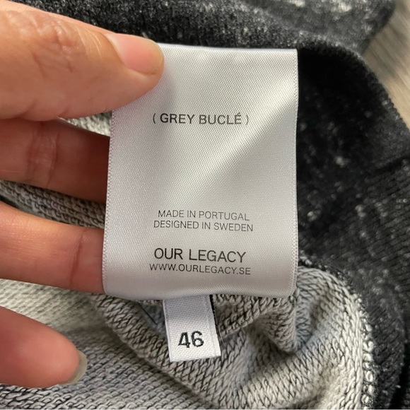 Our Legacy Grey‎ Sweatshirt Size 46 - Picture 7 of 8